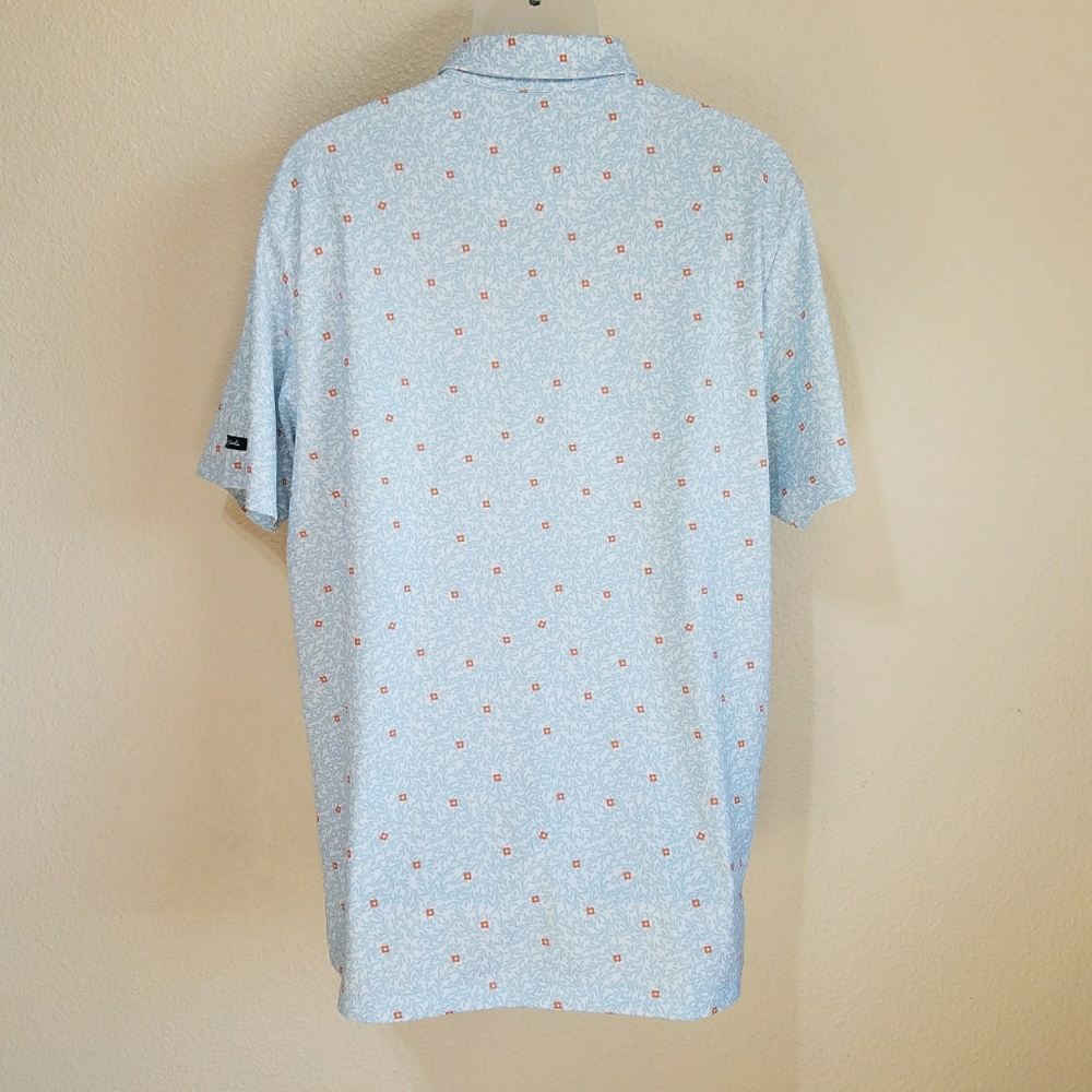 Bad Birdie Men's Snow Day Performance Polo - Picture 4 of 9